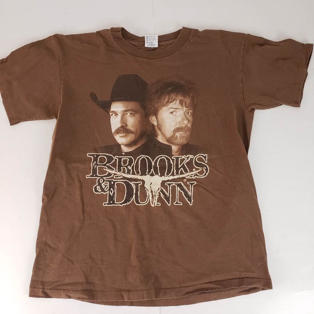 Brooks And Dunn Vintage Single Stitch Rap T Shirt